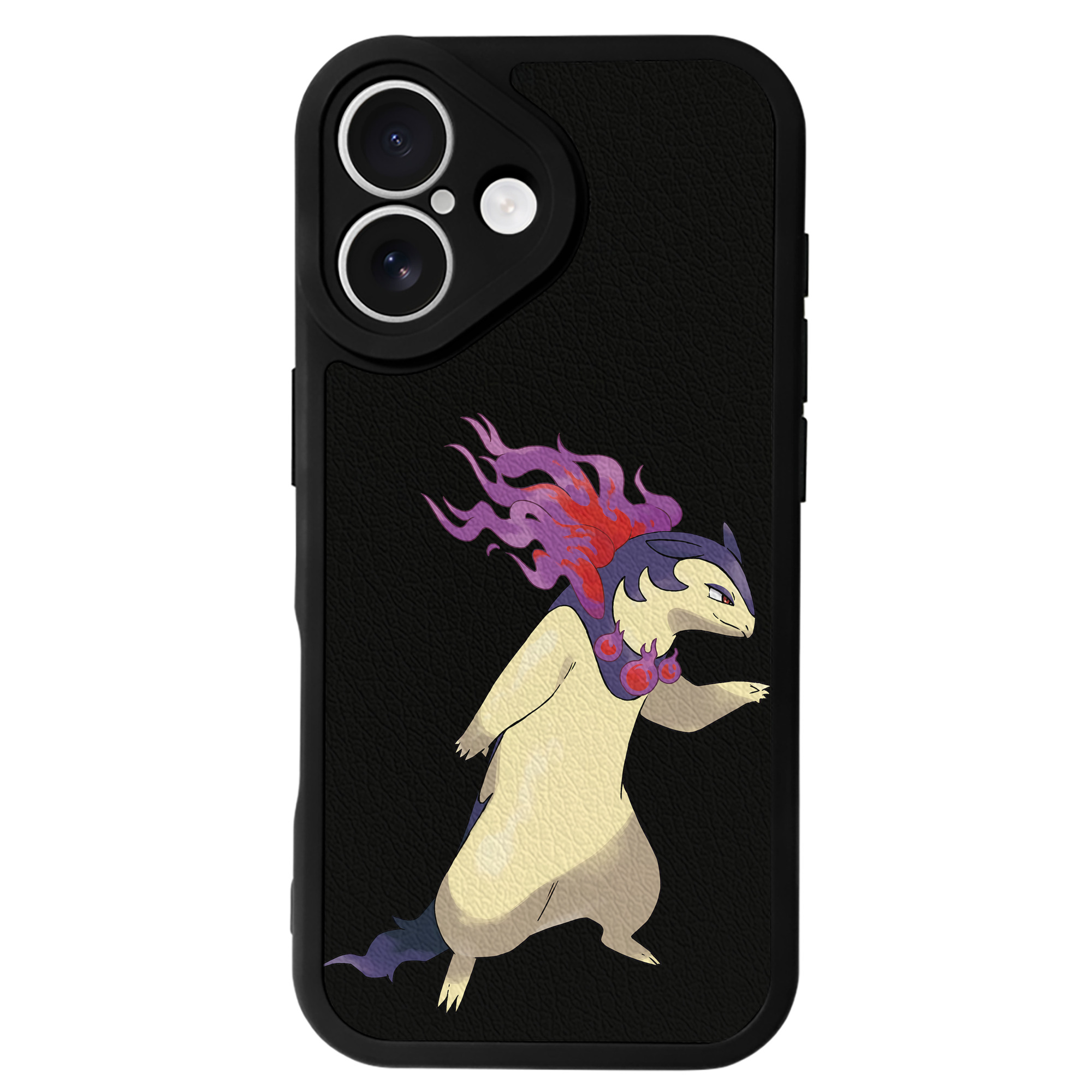 （画像用） ポケットモンスター Pokémon 【iPhone 16シリーズ対応】シリコンスマホケース（レザー調） 材質：シリコン